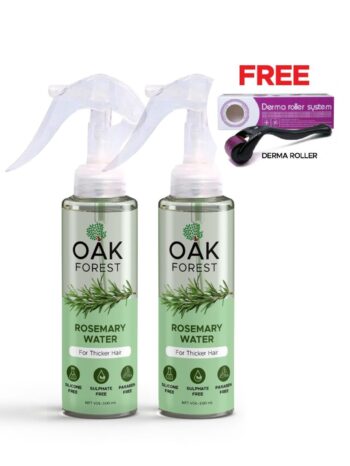 Oak Forest Rosemary Water 100ml x 2 | Free Derma Roller